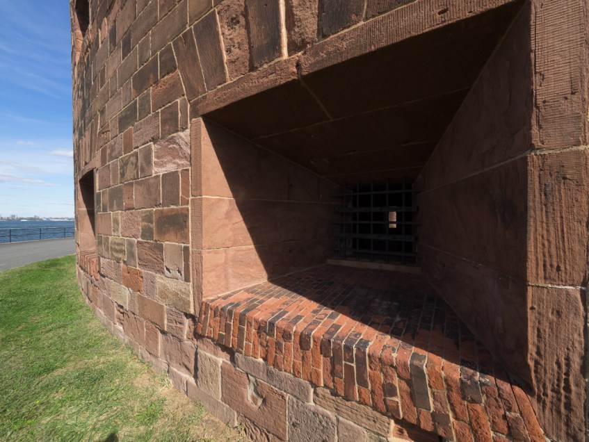 Castle Williams, , Governors Island, NY, © 2016 Bob Hahn, Olympus OM-D/E-M1 OLYMPUS M.7-14mm F2.8 at 7 mm, ISO 200 Exposure: 1/125@f/13