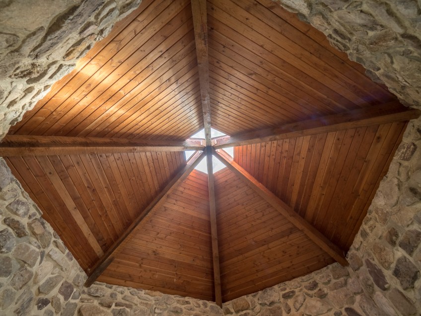 St. Columba Chapel , Columcille Megalith Park, Bangor, Pennsylvania, United States, © 2017 Bob Hahn