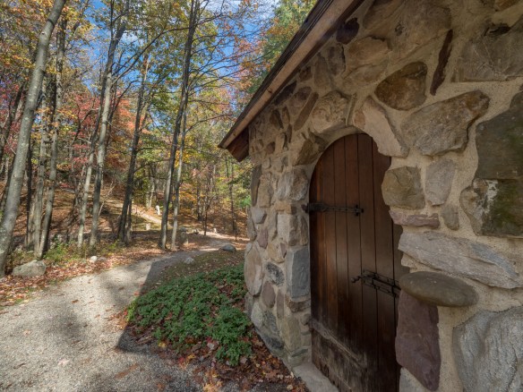 St. Columba Chapel , Columcille Megalith Park, Bangor, Pennsylvania, United States, © 2017 Bob Hahn