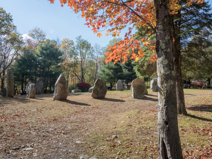 Stone Circle, Columcille Megalith Park, Bangor, Pennsylvania, United States, © 2017 Bob Hahn